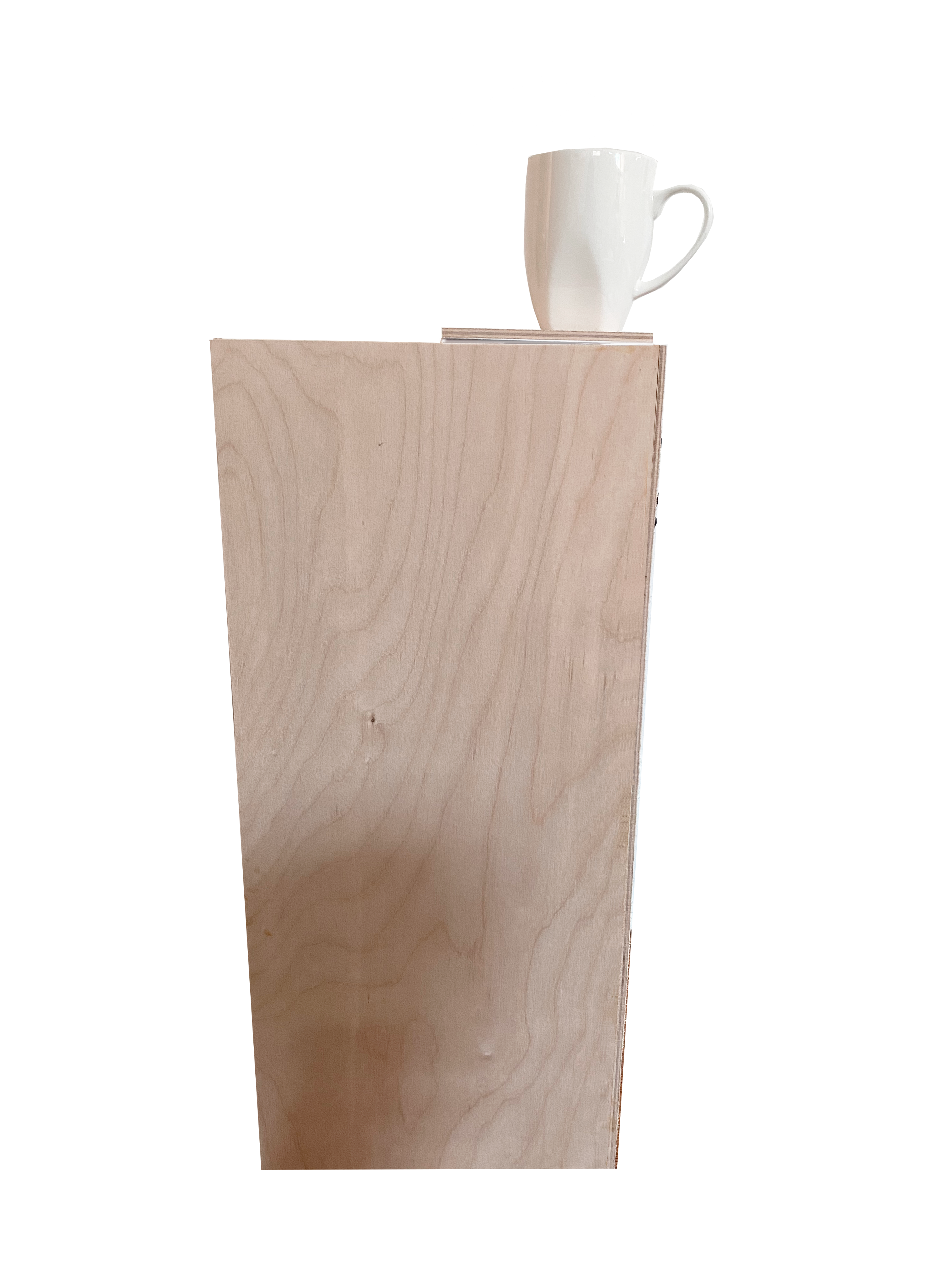 image of mug placed on table from front view