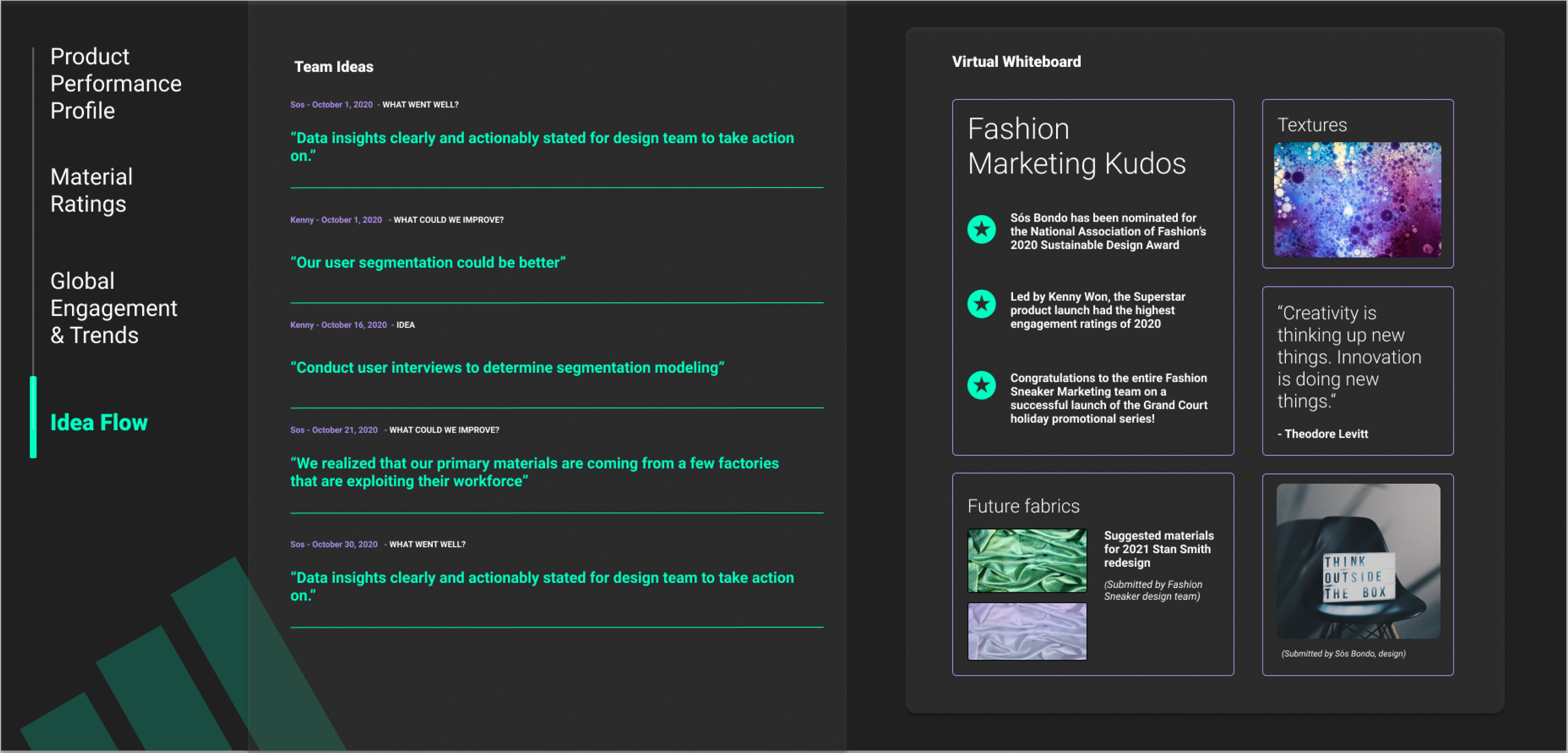 hi-fi idea flow view