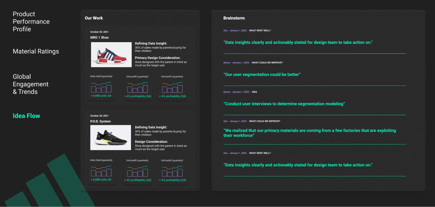 mid-fi iteration 2 idea flow view
